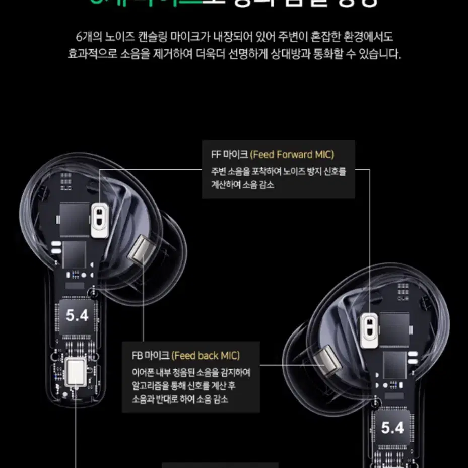 미개봉 새상품.아이리버 6마이크 무선 블루투스 이어폰 화이트