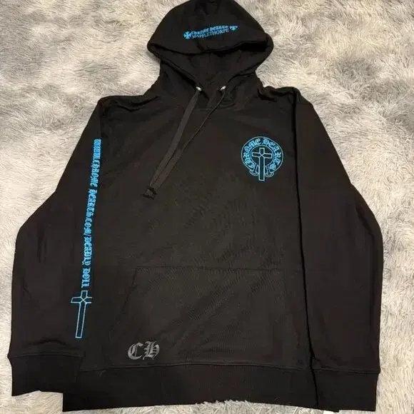 Chrome Hearts Black/Bloo Hoodie Chrome Hearts