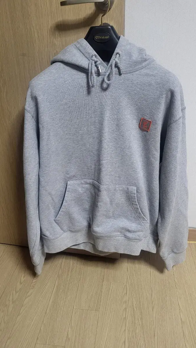 Wooyoungmi Back logo hoodie gray color size 48(100)