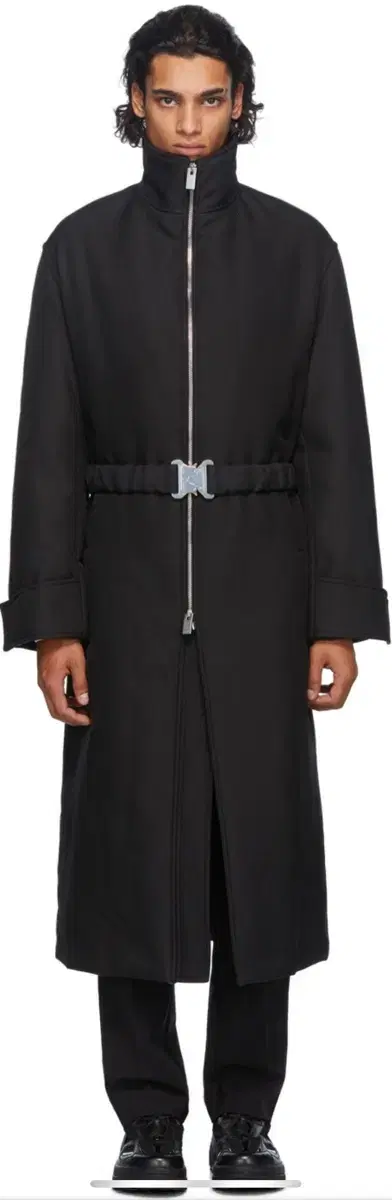 ALYX Belted Oversized Coat Black 1017 ALYX 9SM