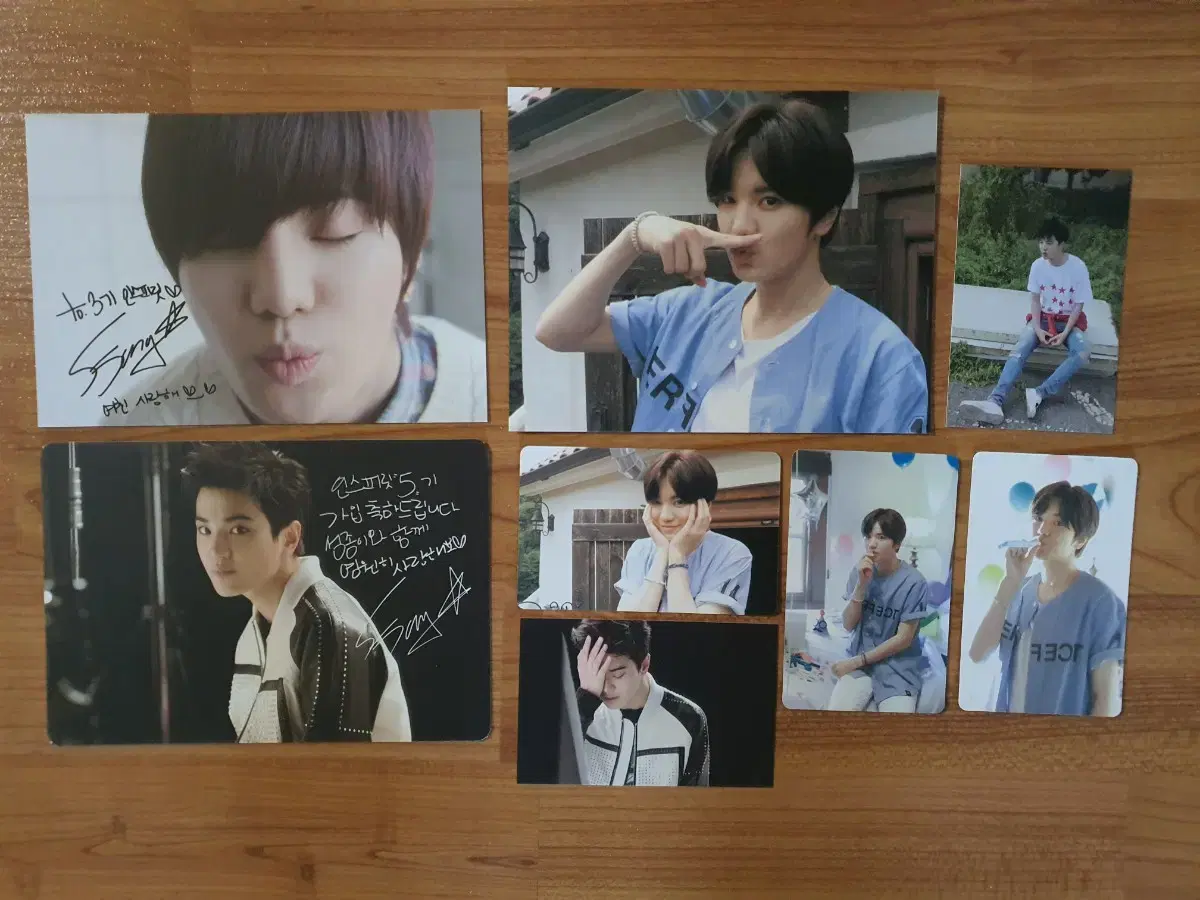 Infinite sungjong (postcard + photocard) 3.5.6 Fan Club Merchandise