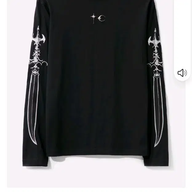 THUG CLUB sword long sleeve T-shirt