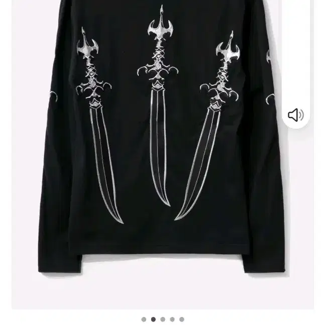 THUG CLUB sword long sleeve T-shirt