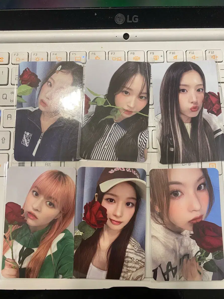 nmixx expergo makestar rose photocard poka