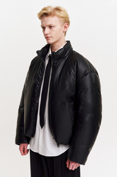 mmgl fluffy down jacket (foil black)