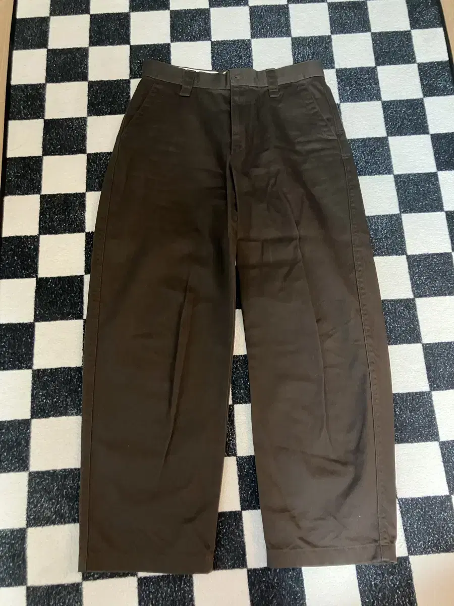 [One-time wear] UNIQLO U Wide Fit Chinos Brown 79