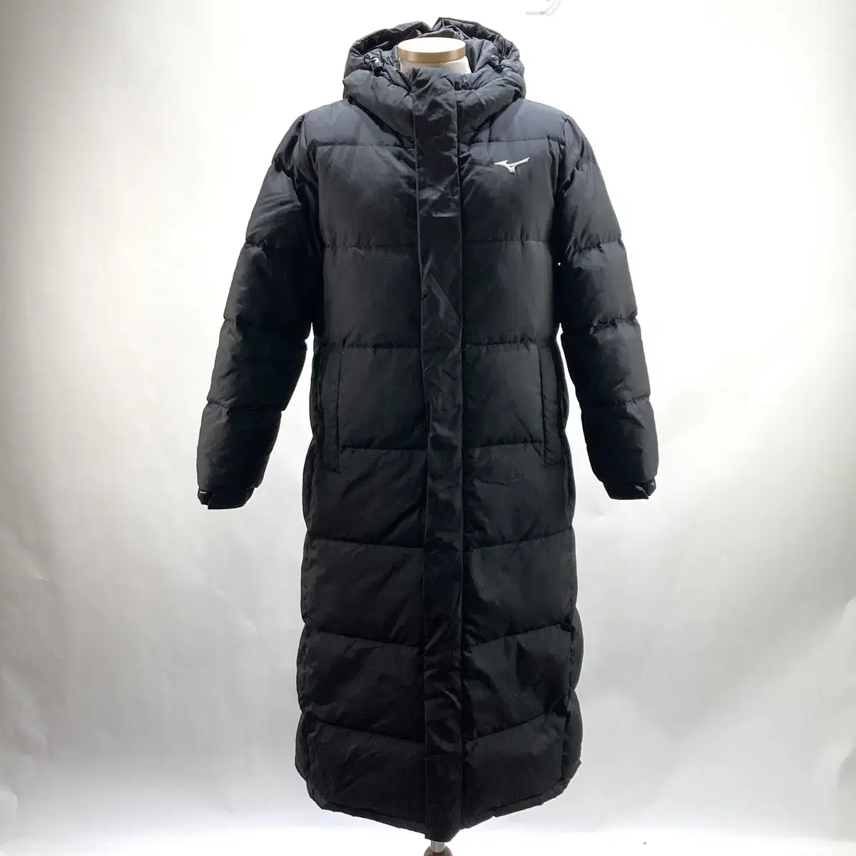 Mizuno Women's Duck Down Long Puffer Jacket Black XS Permanent