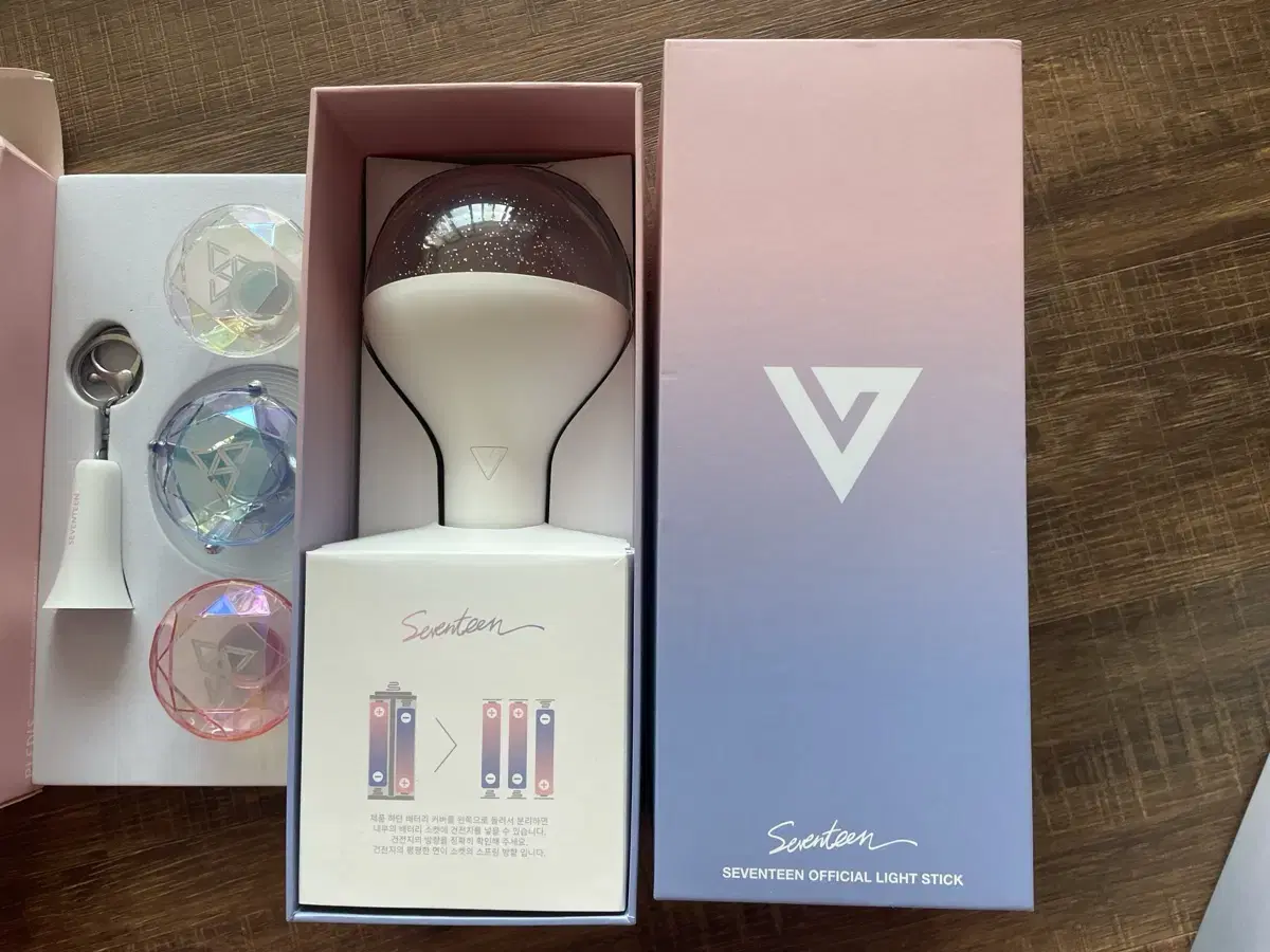 Seventeen Official lightstick karat bar karat bar / mini karat keyring wts