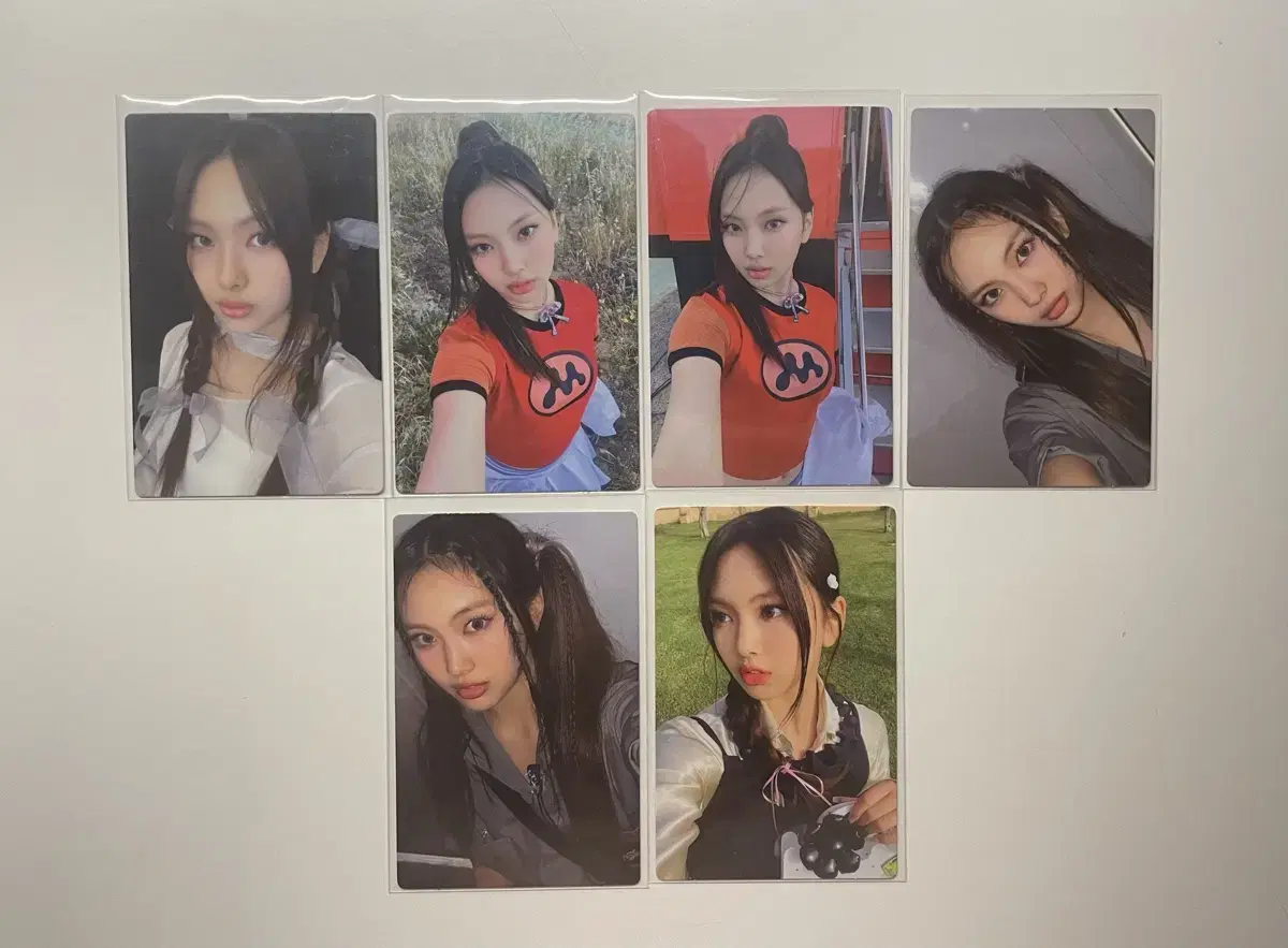 New Jeans hyein line friends pop up photocard