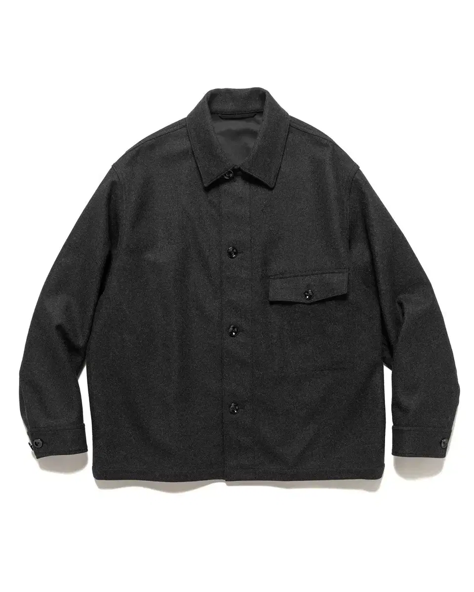 [48] Quick sale L'Hermès 24FW Wool Blend Overshirt New