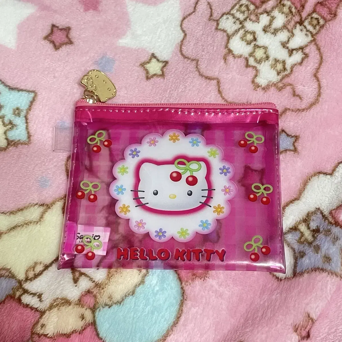 Classic Kitty Cherry Kitty Hello Kitty Stationery Clear PVC Pouch