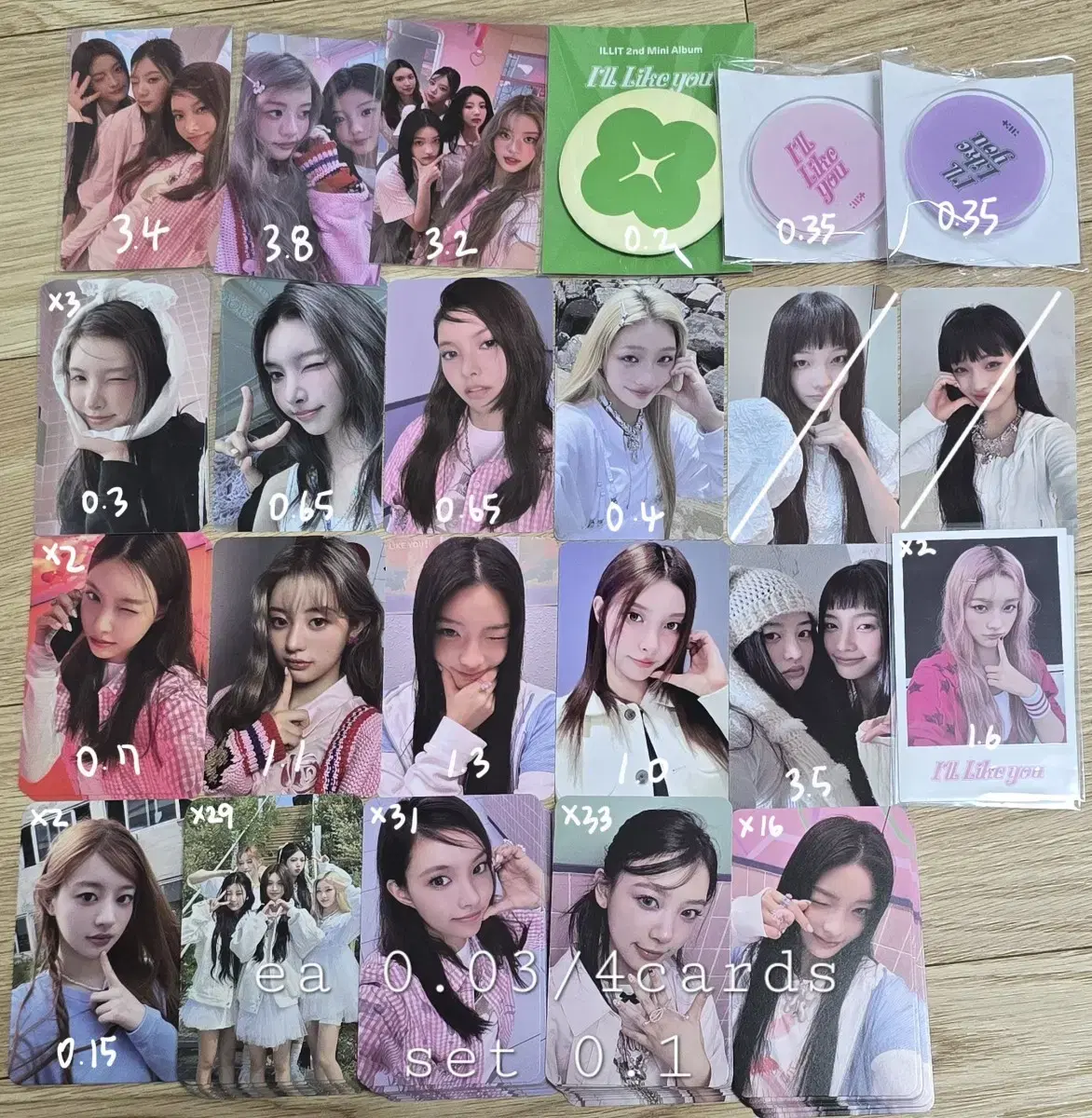 eyelet illit cherish photocard photokard unreleased photocard sell wts