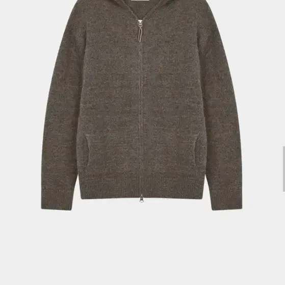 니틀리 KNITLY ALPACA HOODED ZIP-UP