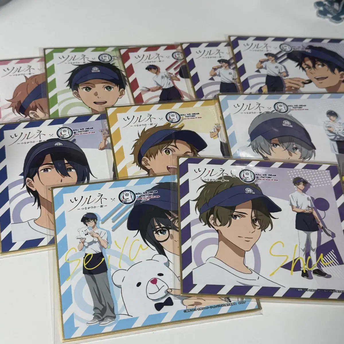 (Japan) Tsurune Ice Cream Factory Collaboration Color Paper