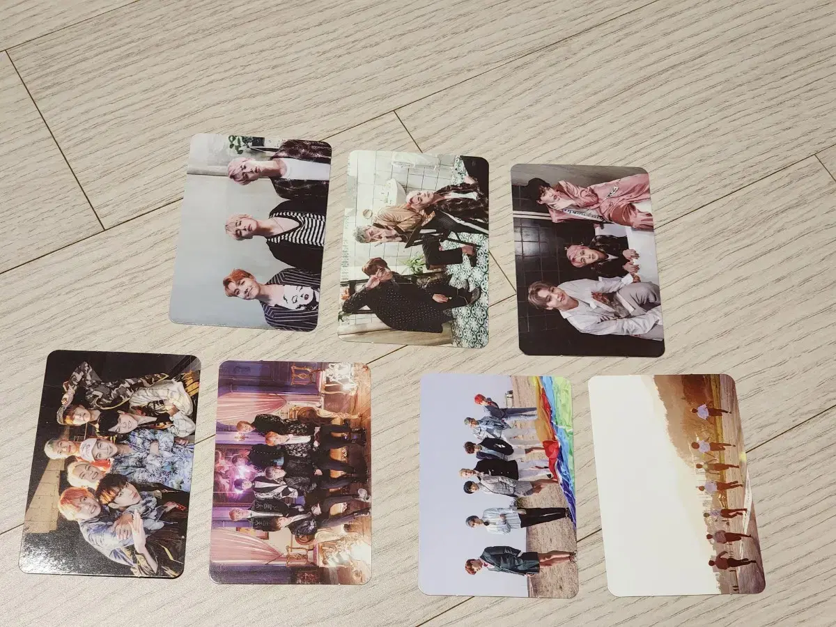 Bangtan 2016 Memories photocard Group Unit Yeongpo Blood Sweat Wings Burning