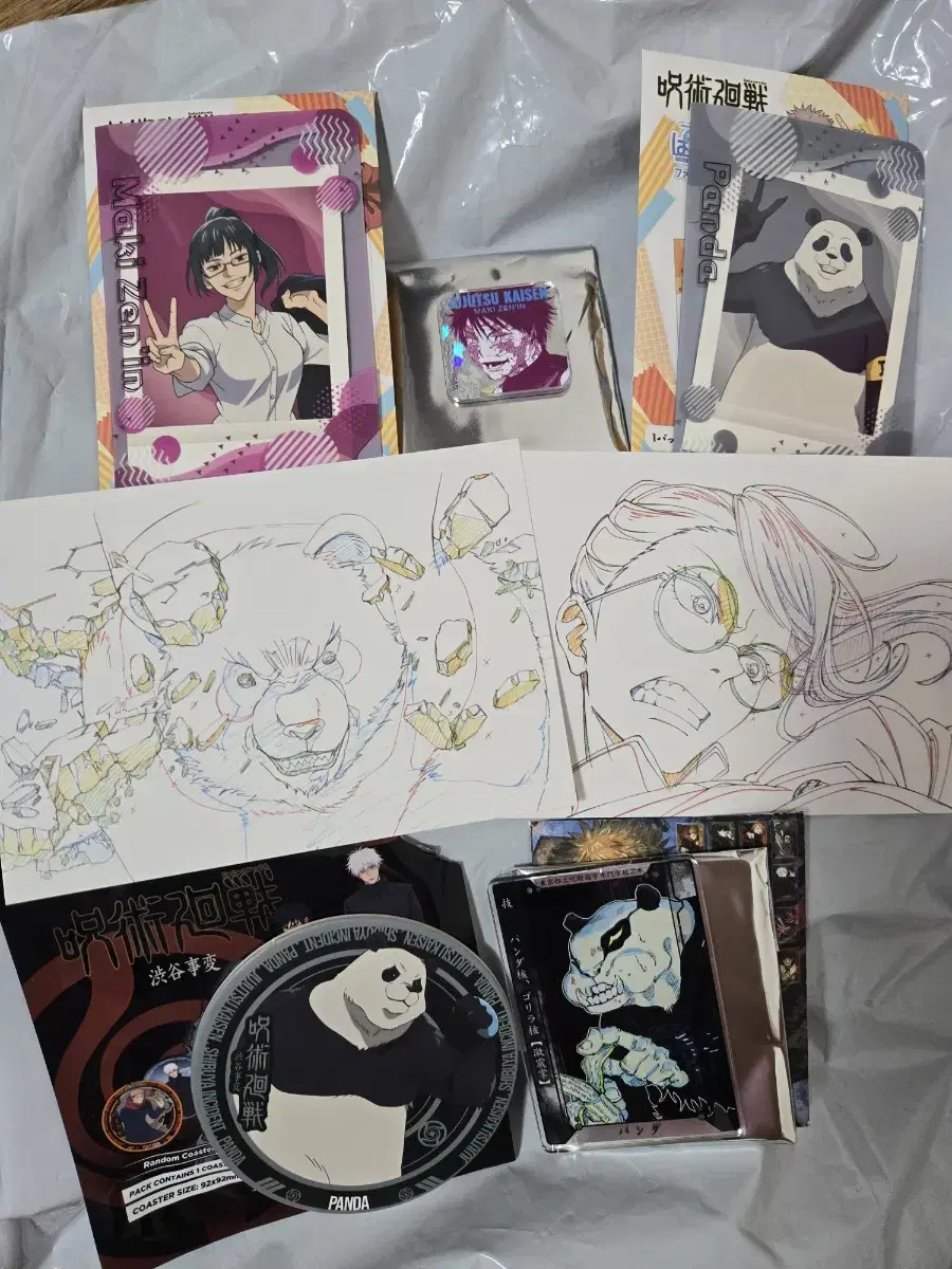 Bulk) Zuu zu zuu Original Paintings acrylic sticker Exhibition pre-order benefit maki Panda Status