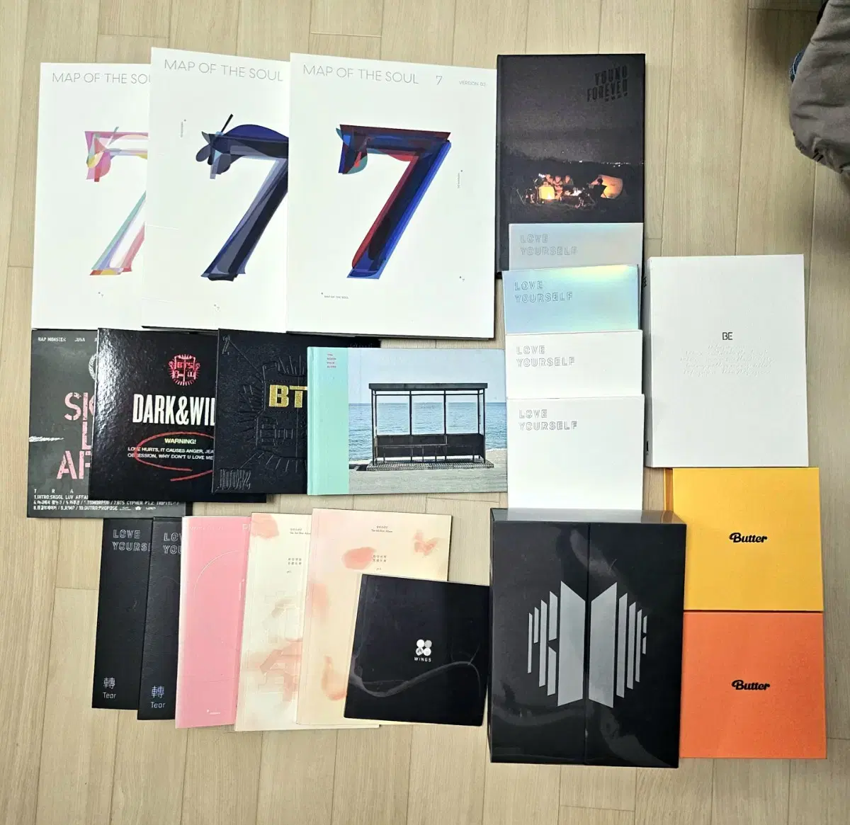 Bangtan album collection (sold in bulk)