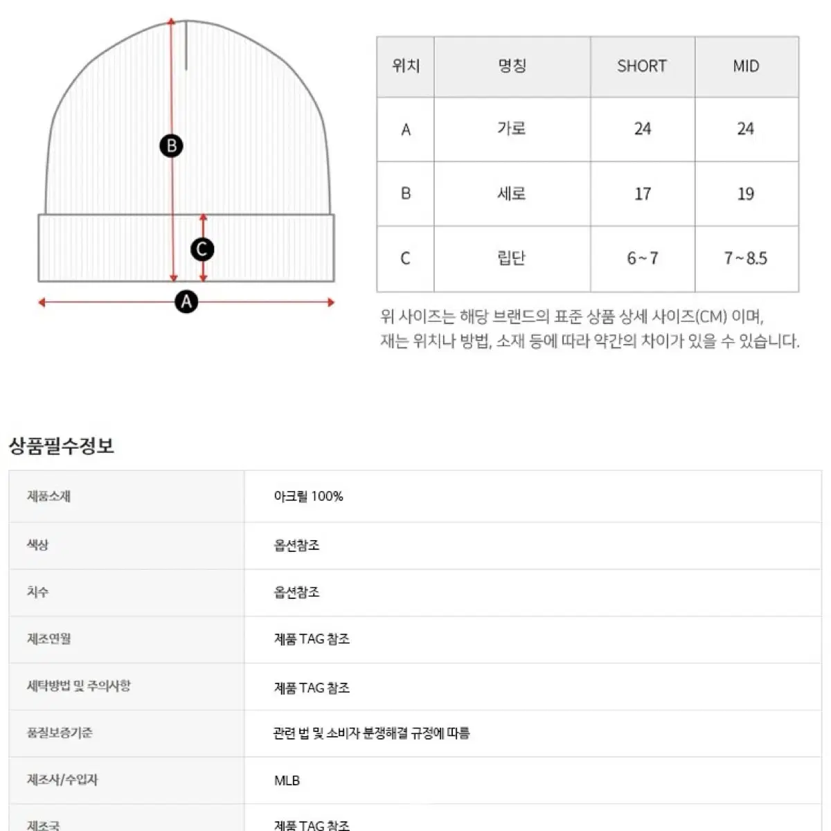 MLB 뉴 젤리 비니 블루