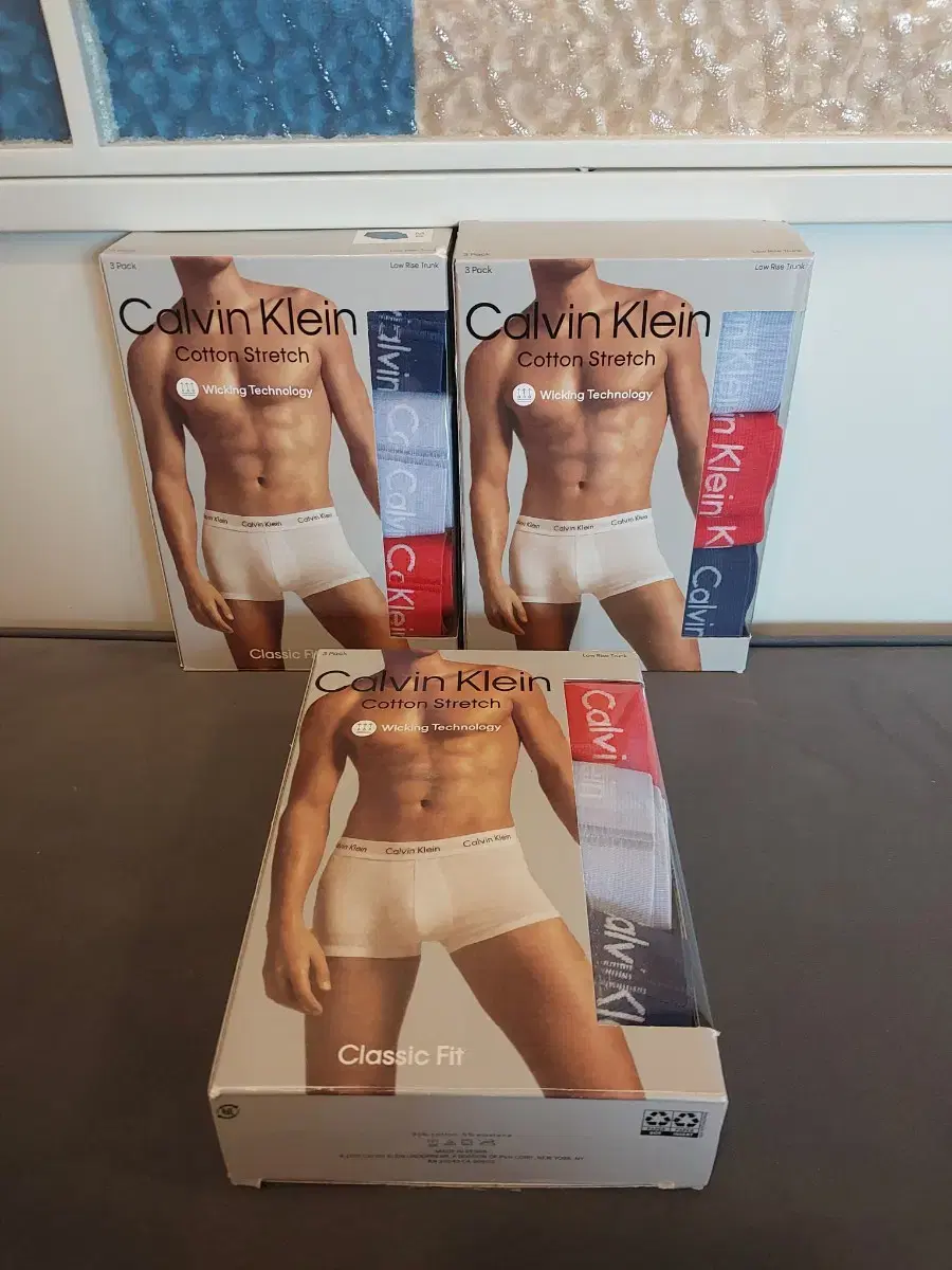 Set of 3 Genuine Kelvin Klein Men's Drozes bulk size M