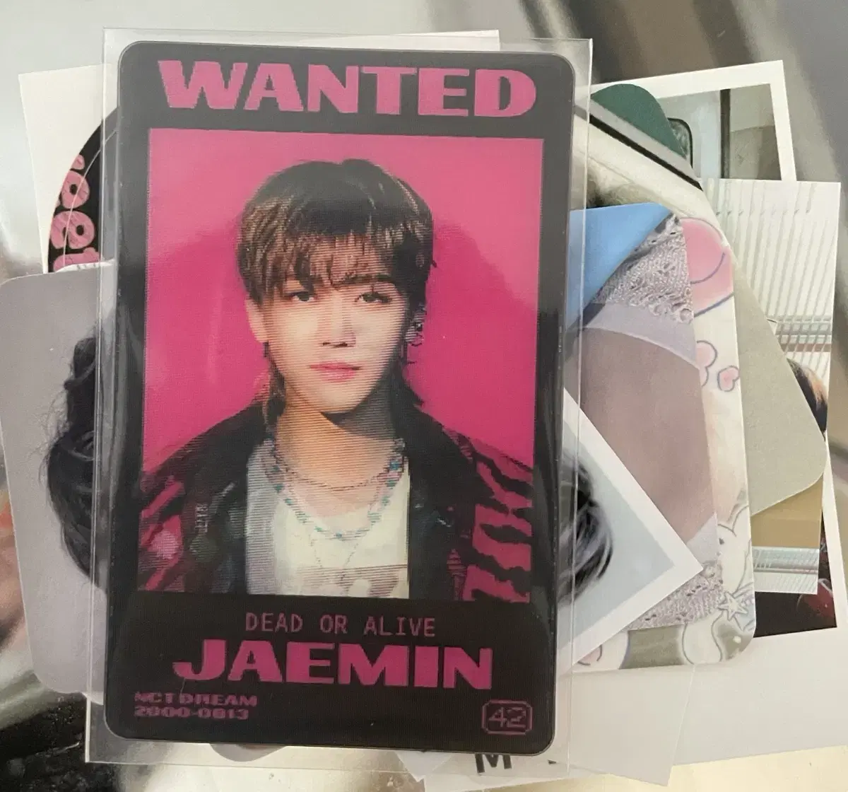 NCT jaemin photocard lenticular unofficial goods NCT Dream 127 Glitch Mode WTS