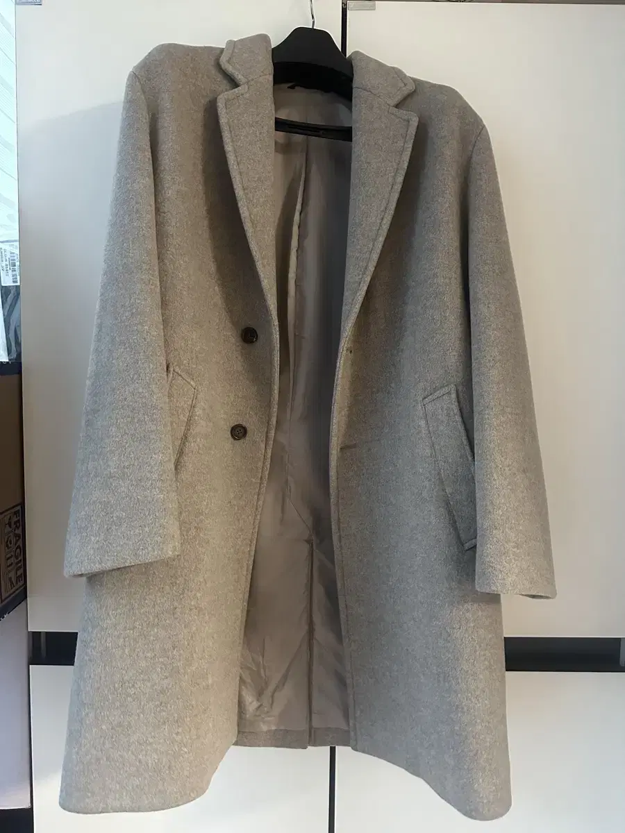 Epigram Wool/Cashmere Blend Single Coat