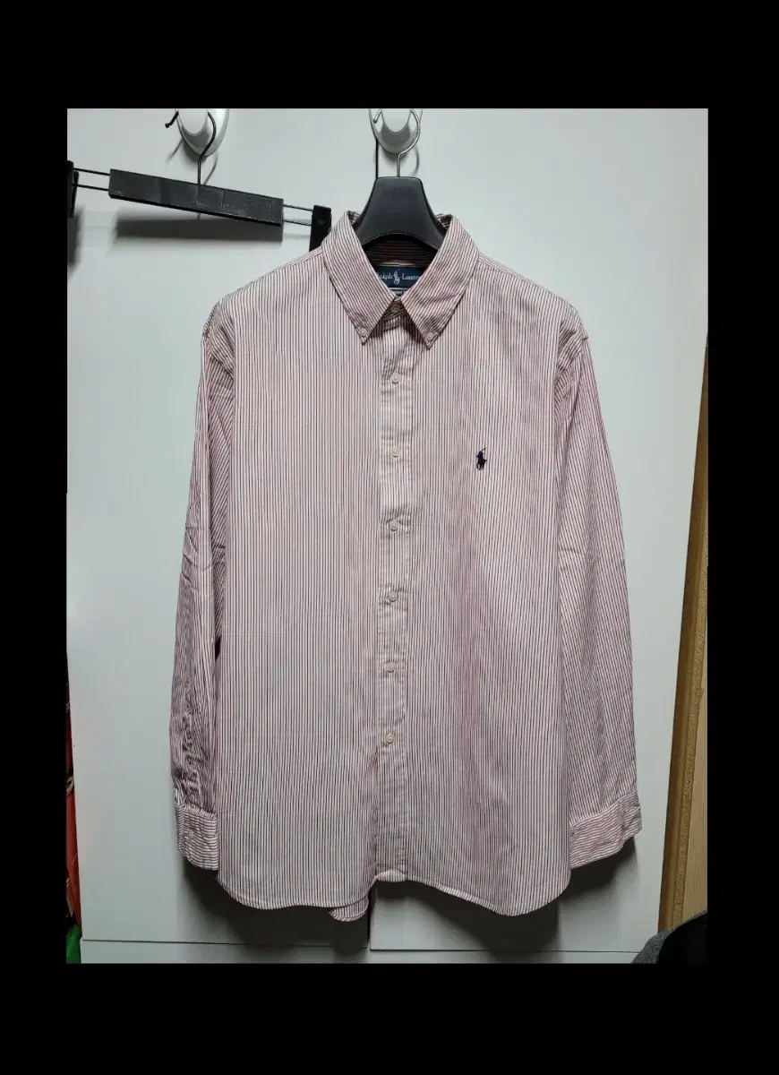 Polo striped shirt classic fit XL approx.