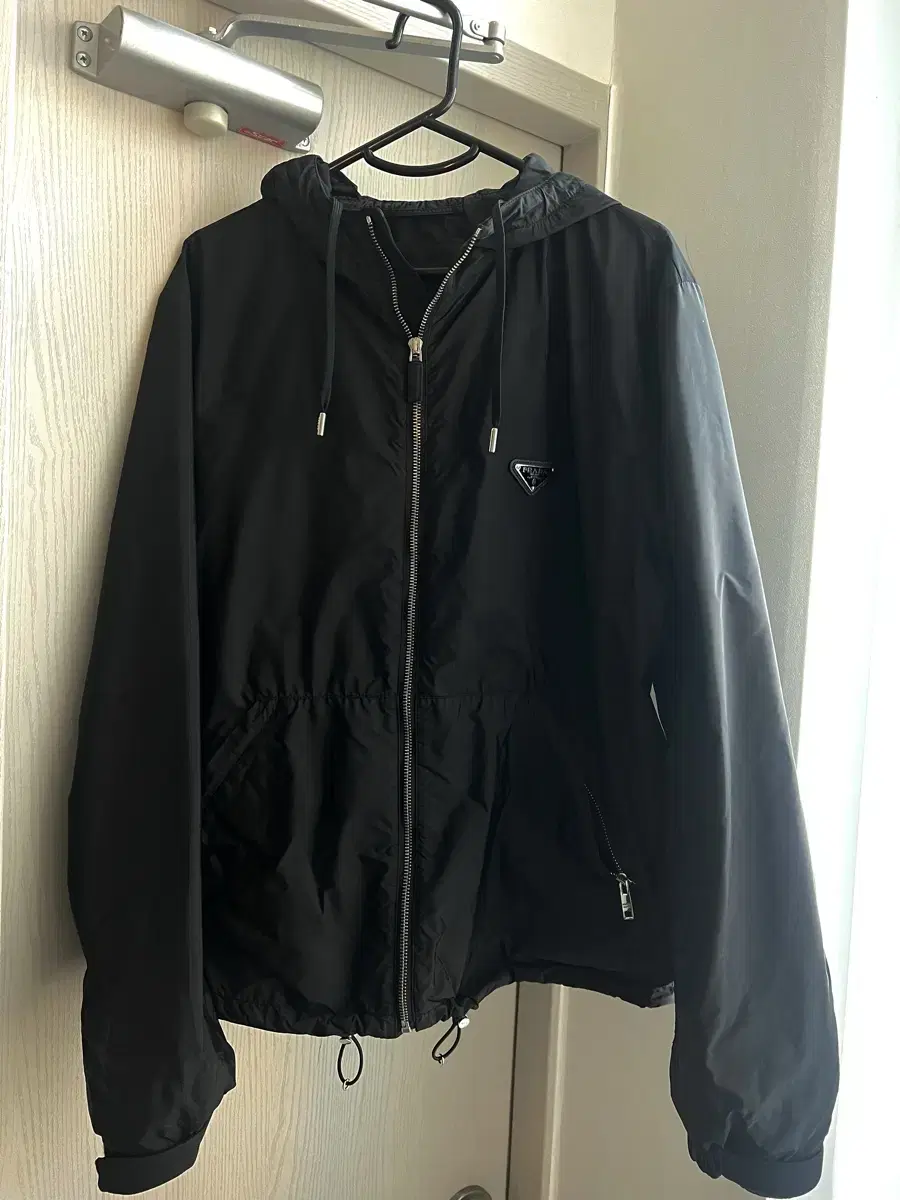 Prada Windbreaker RE-NYLON PIUMA (NERO)