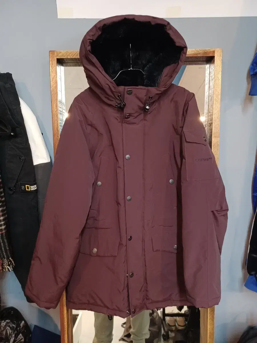 Calhart Anchorage Parka Padded Burgundy S