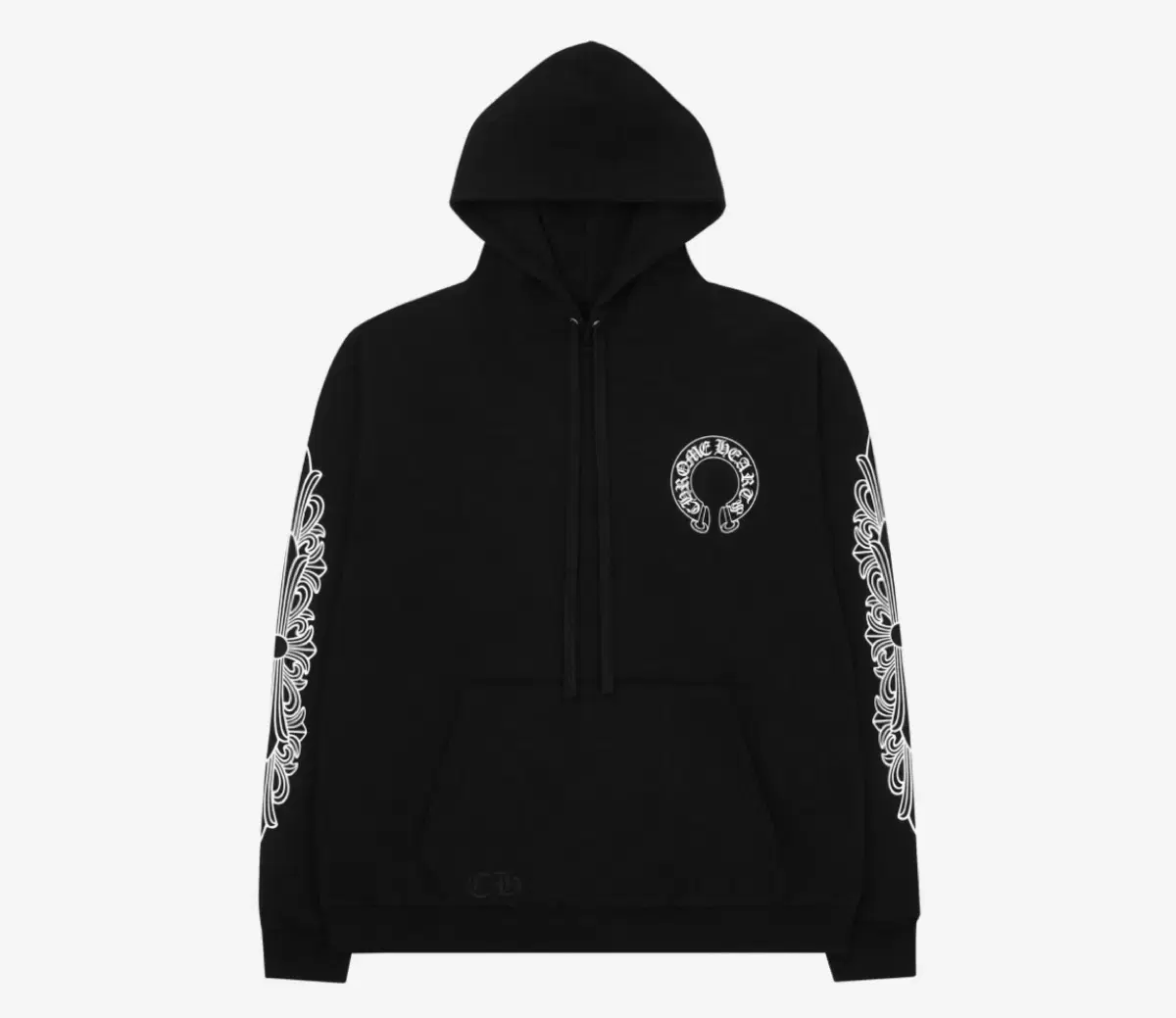 [ S,L ] Chrome Hearts Horseshoe Floral Hoodie