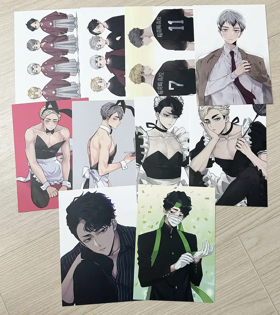 Haikyuu Kanna-nim postcard wts Sakusa Atsumu Osamu Kitasuna Goods Tongpan