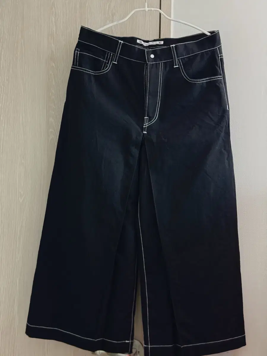 Sasquatch Fabrics Black Denim Hakama Pants for Sale