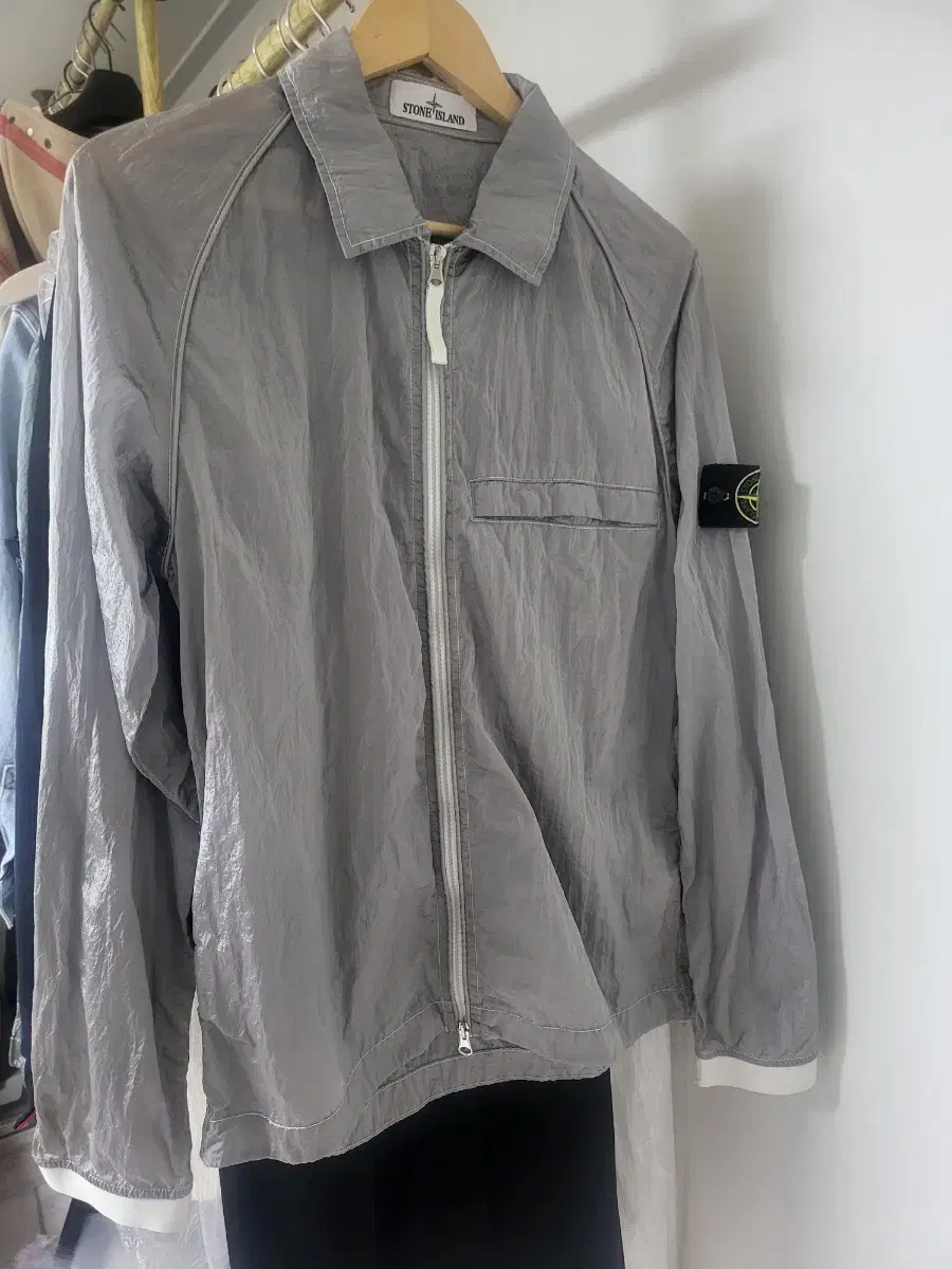 Stone Island Nylon and Metal Overshirt Jacket