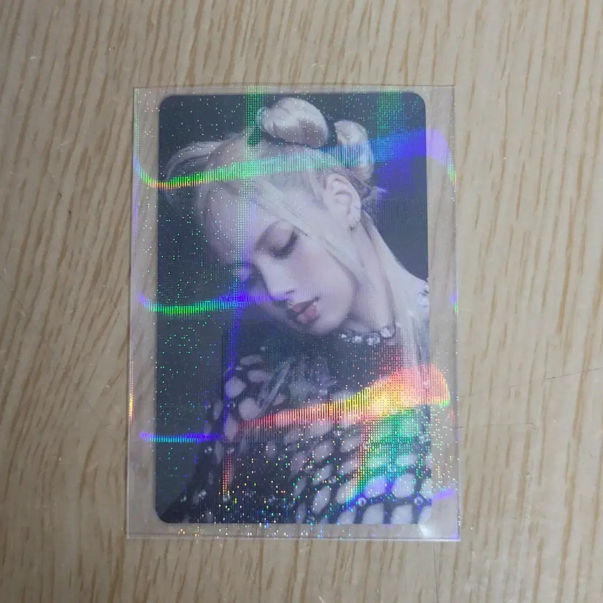 Black Pink lisa apple wood AppleWood Photo Card