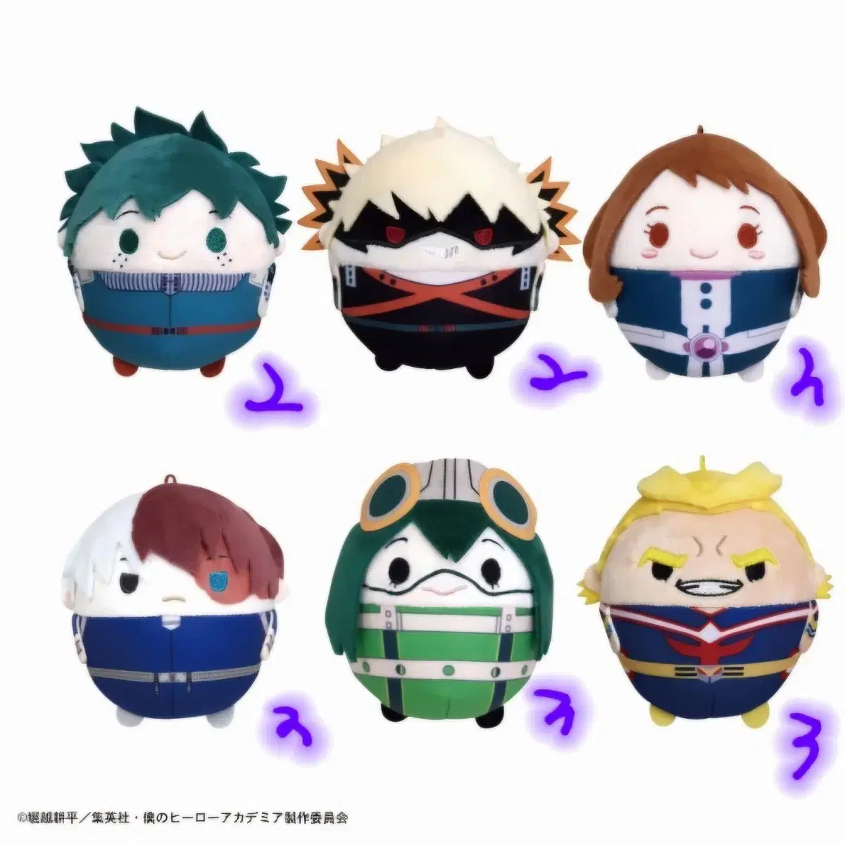 Nahia Hiroaka Fuwakororing 3-box tool Midoriya Bakugo pre-order benefit Todoroki, etc.