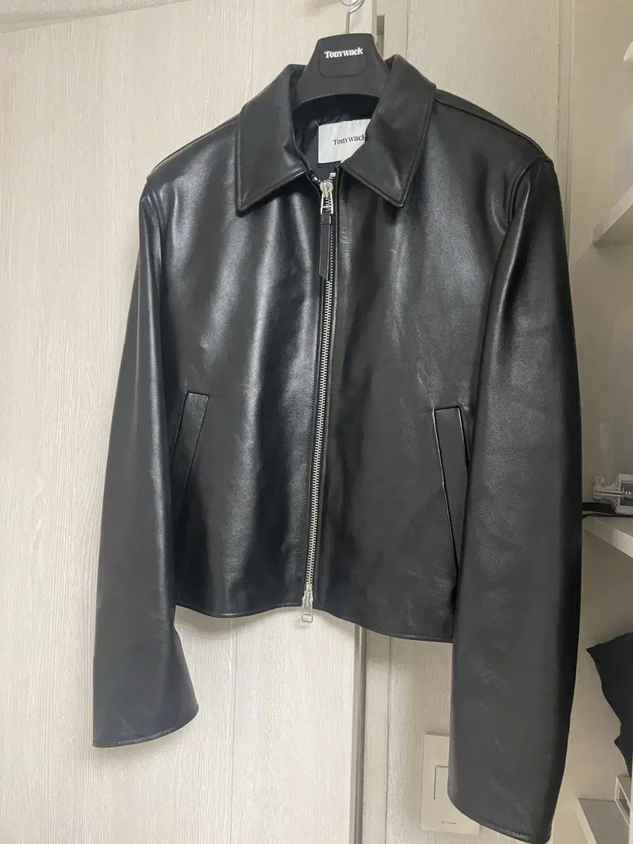 Tony Weck 23FW Cowhide Leather Jacket L