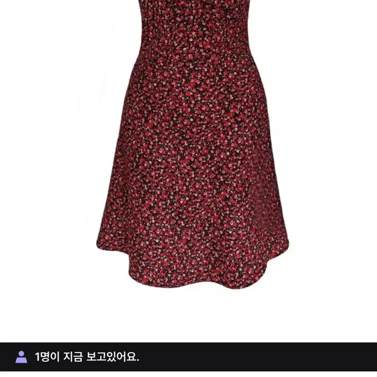 루루서울 원피스 red pansy dress 레드 팬지 드레스