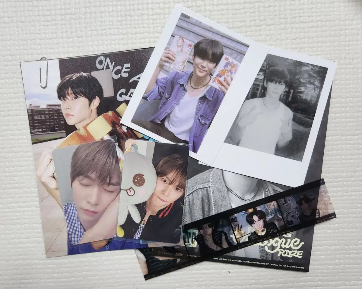 Rize eunseok combo film smtown &store ld unreleased photocard postcard pola components bulk wonbin