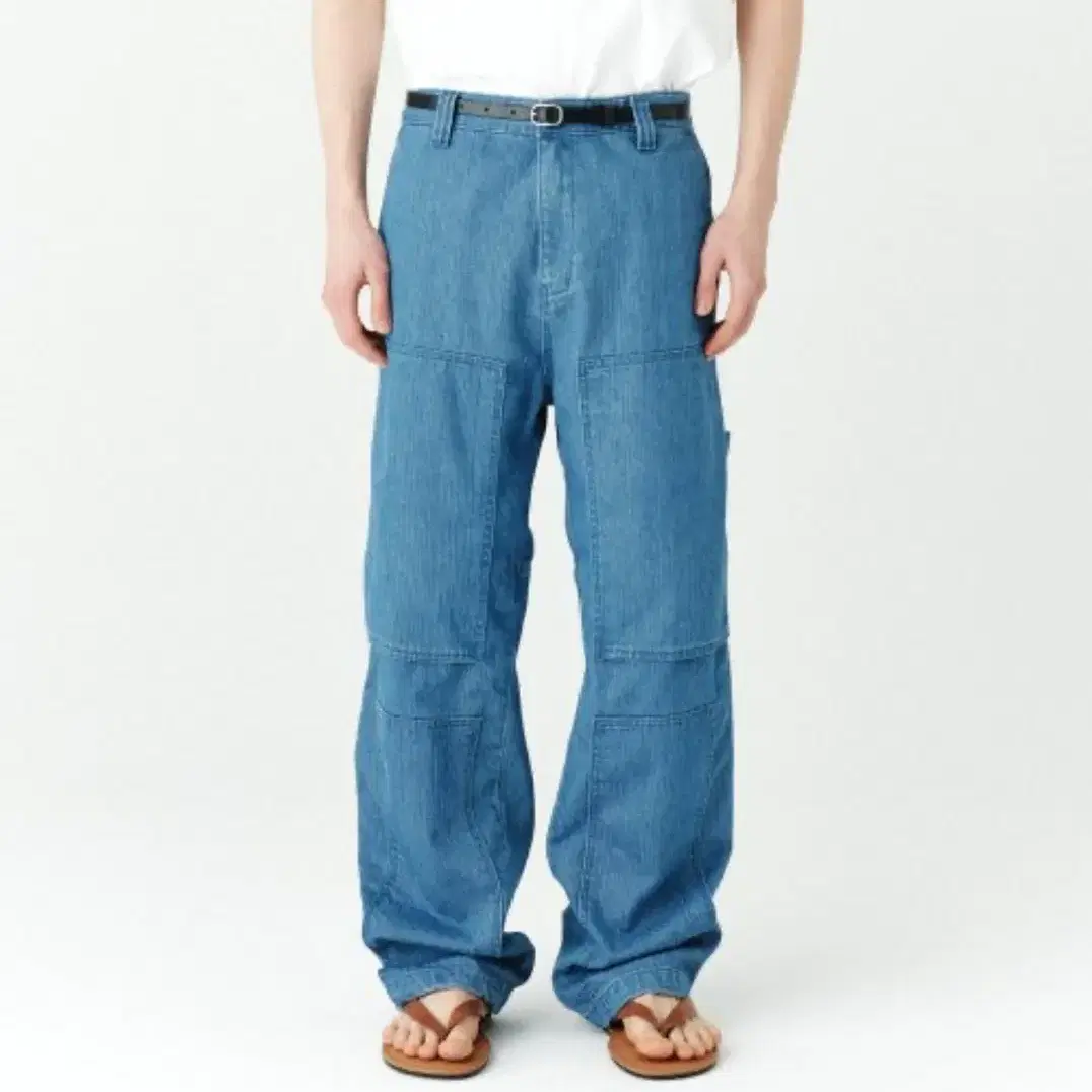 호이테 워크 팬츠 HET WORK PANTS BLUE M size