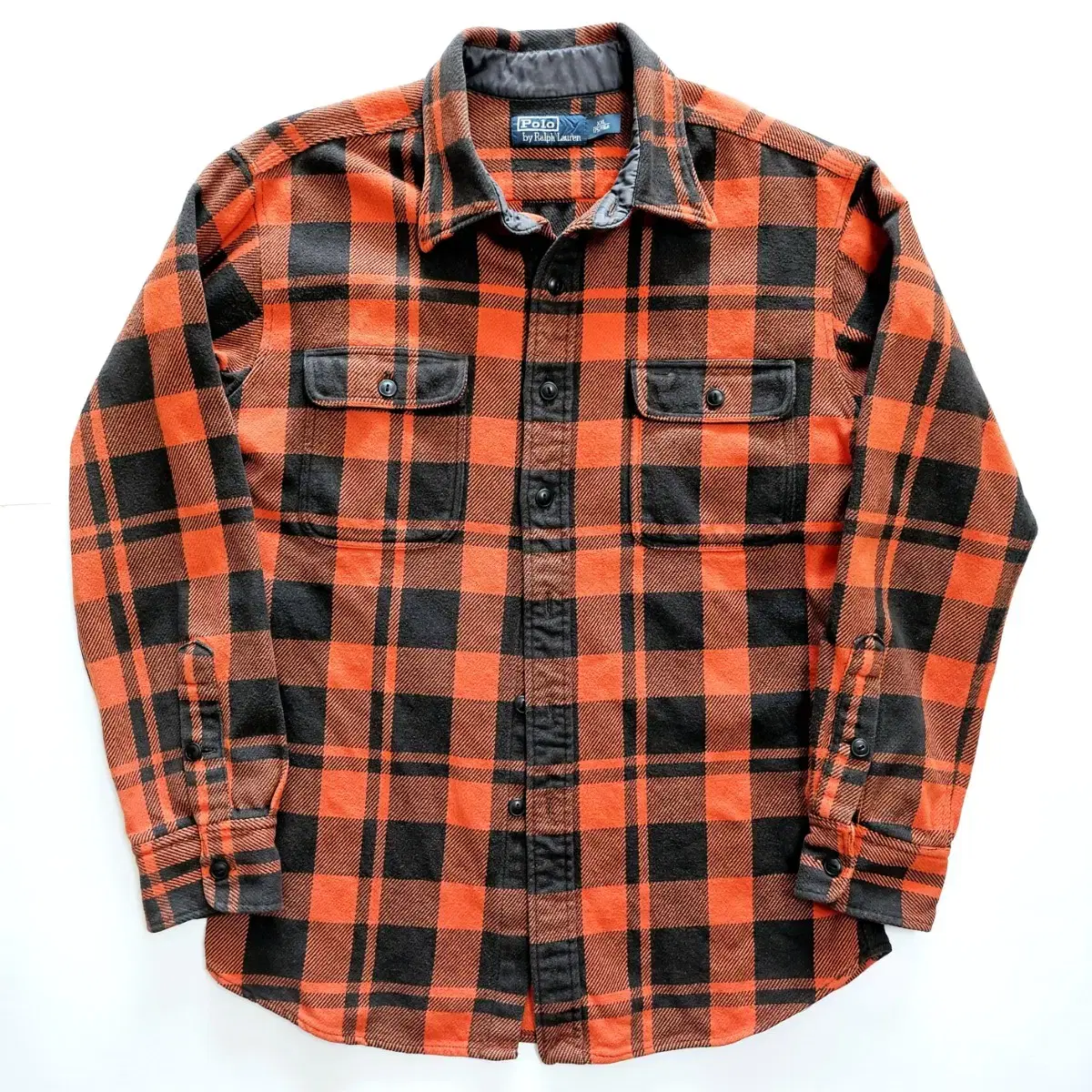 #[Polo Ralph Lauren] Heavitwall Lumberjack Flannel Shirt Red(Black Check)/XXL