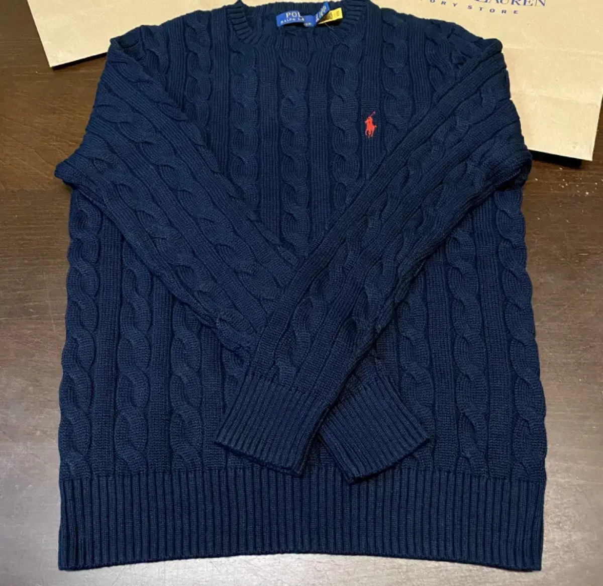 Polo Round Neck Knit Navy