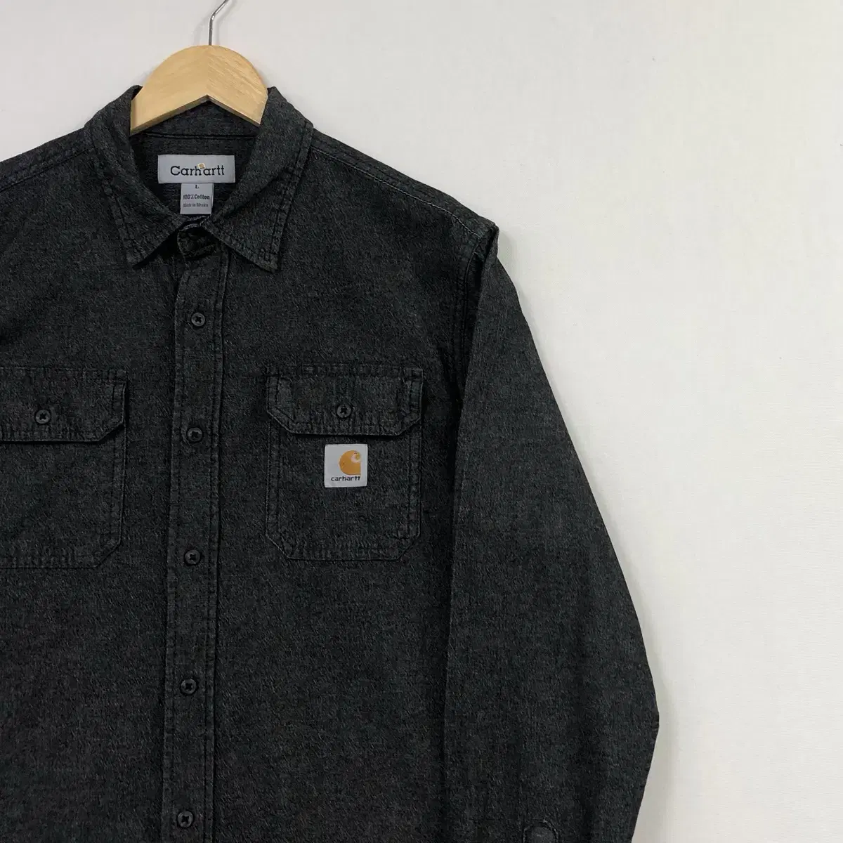 L Calhart Black Denim Shirt