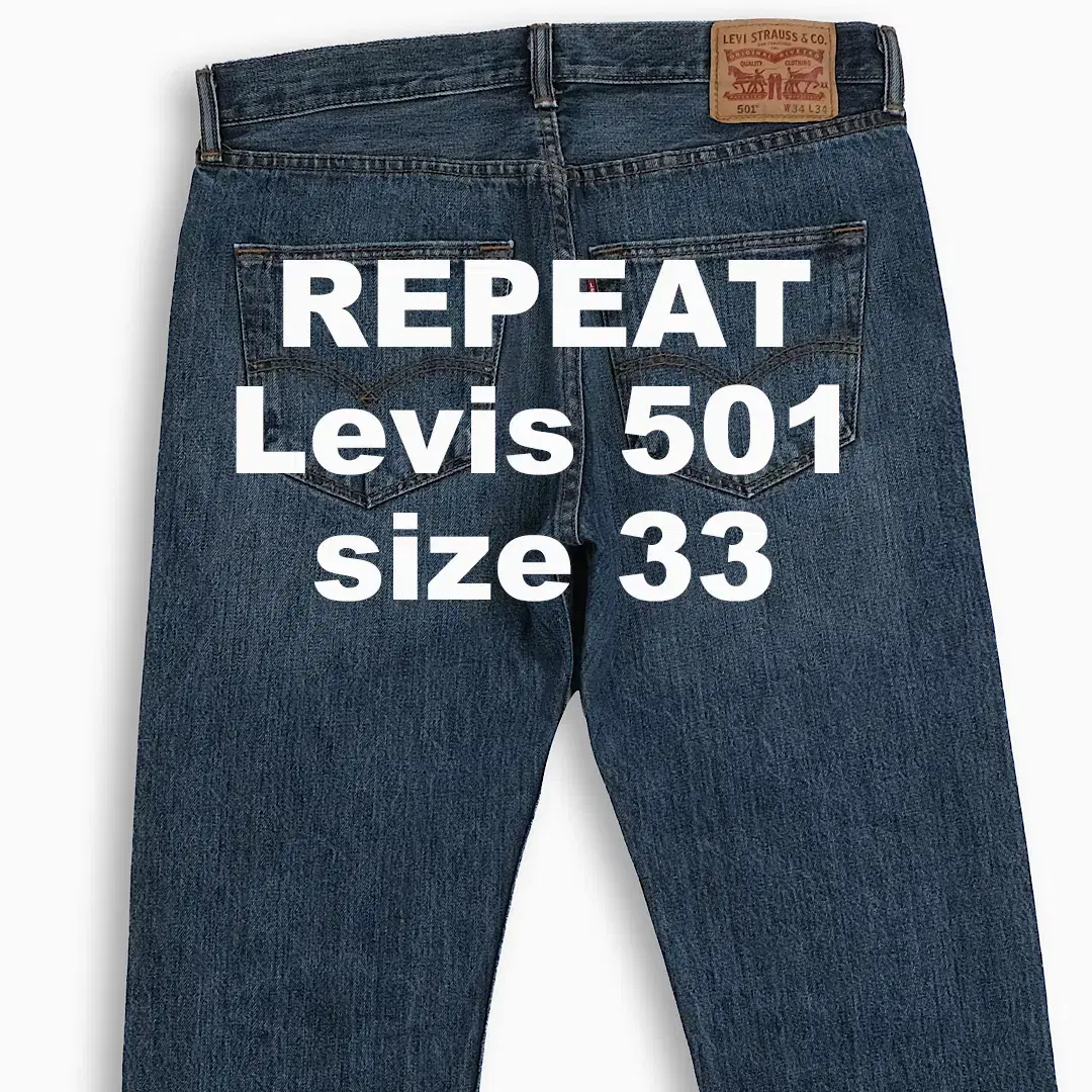 Vintage Levi's 501 Jin Blue 33 Inch LV50134497