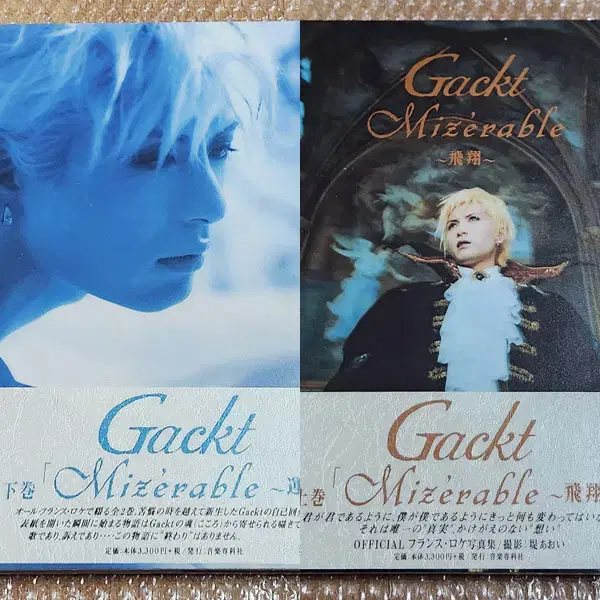 "각트(GACKT)" Mizerable 사진집 일본 한정 화보 전권 일괄