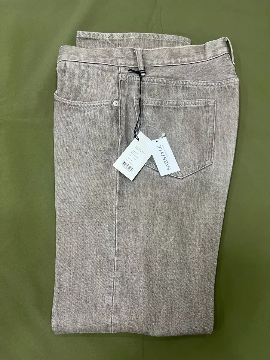 Orari 23AW Hard Twist Brown Denim 5P Pants Mocha 32