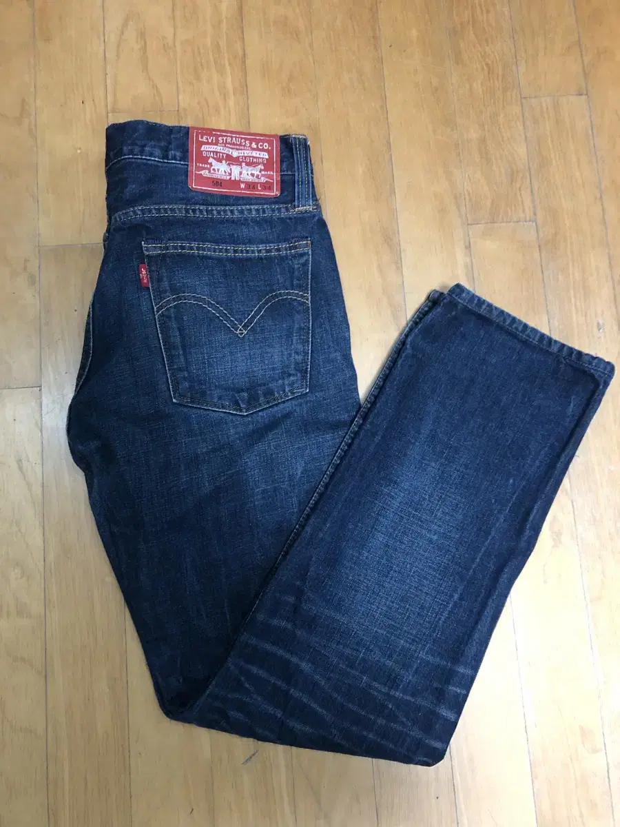 Levi's 504 Koreatap Wash Denim Pants 34