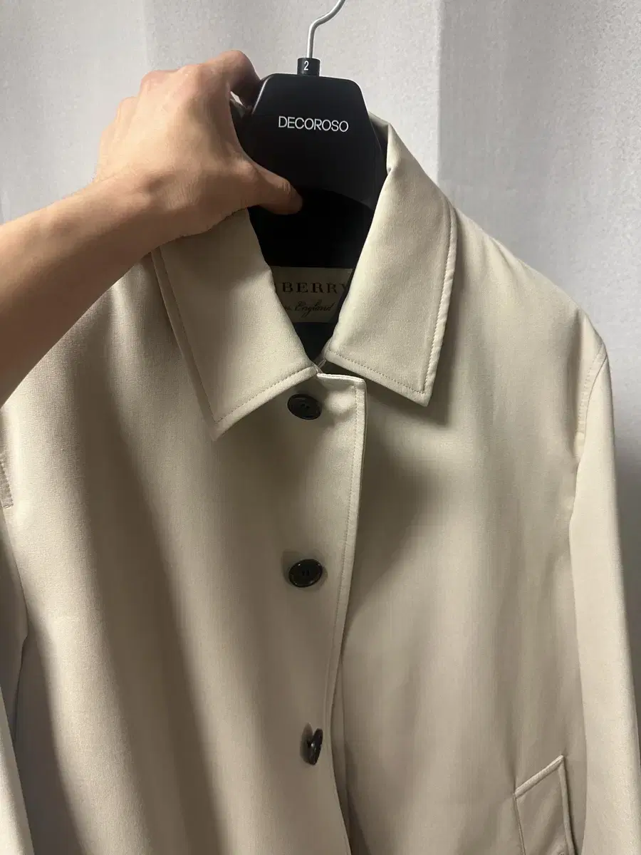 Burberry Limited Beige Gabardine Coat 56