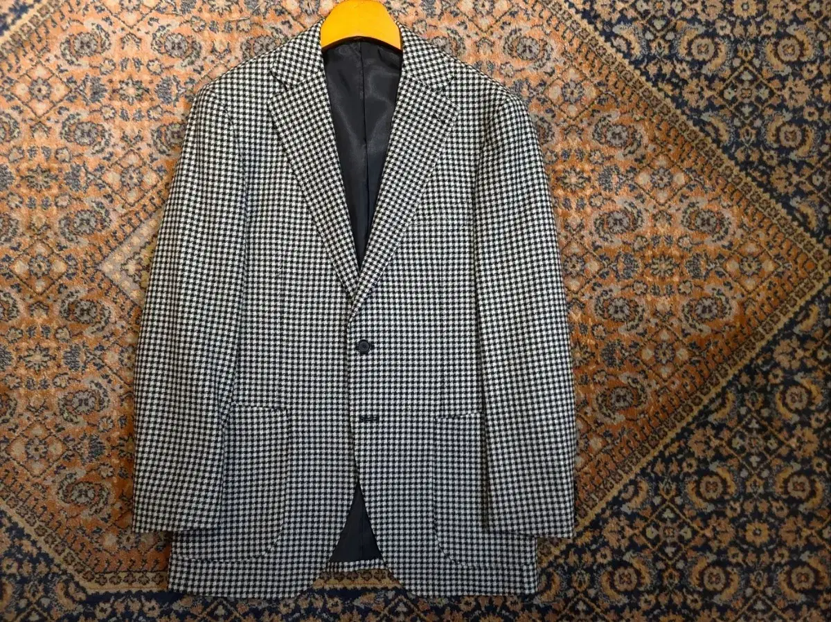 Man-on-the-bun flannel jacket, size 100