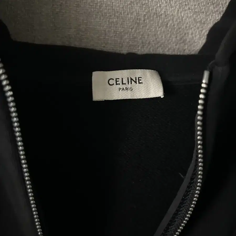 셀린느 백로고 후드집업 celine