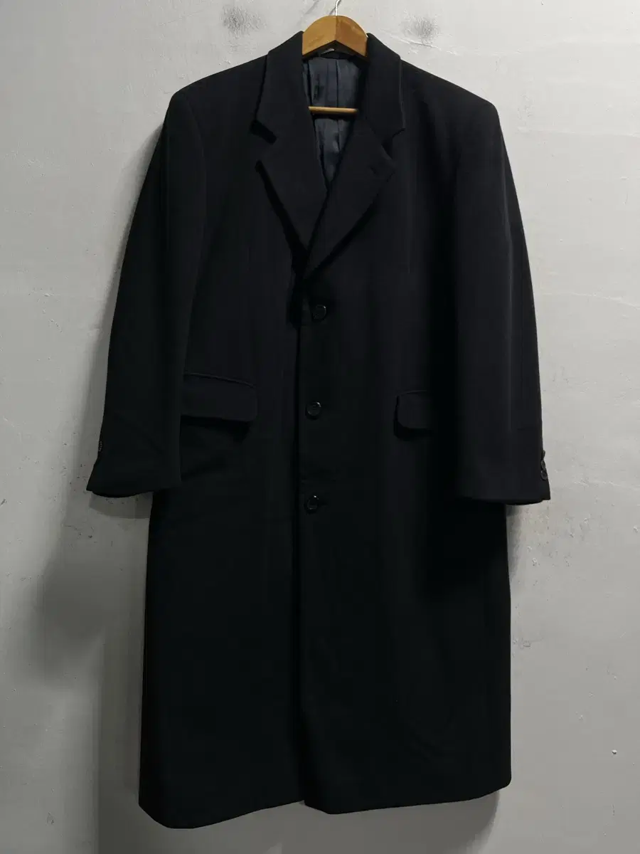 100 Paco rabanne Wool100 (Angora30) Single Long Coat Genuine