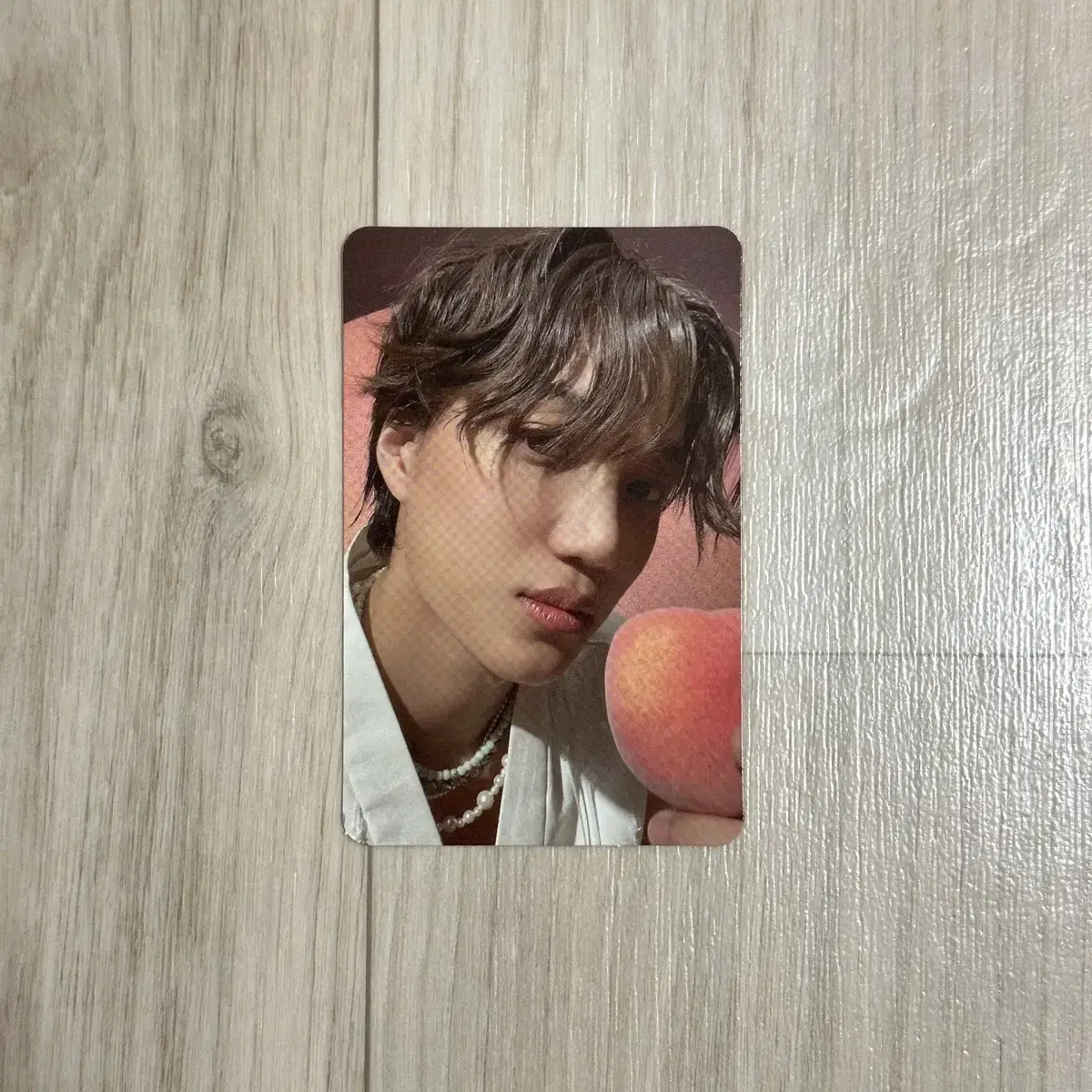 exo kai peaches photocard(1)